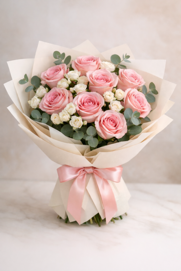 باقة الرقي الوردي | كيوت كارت